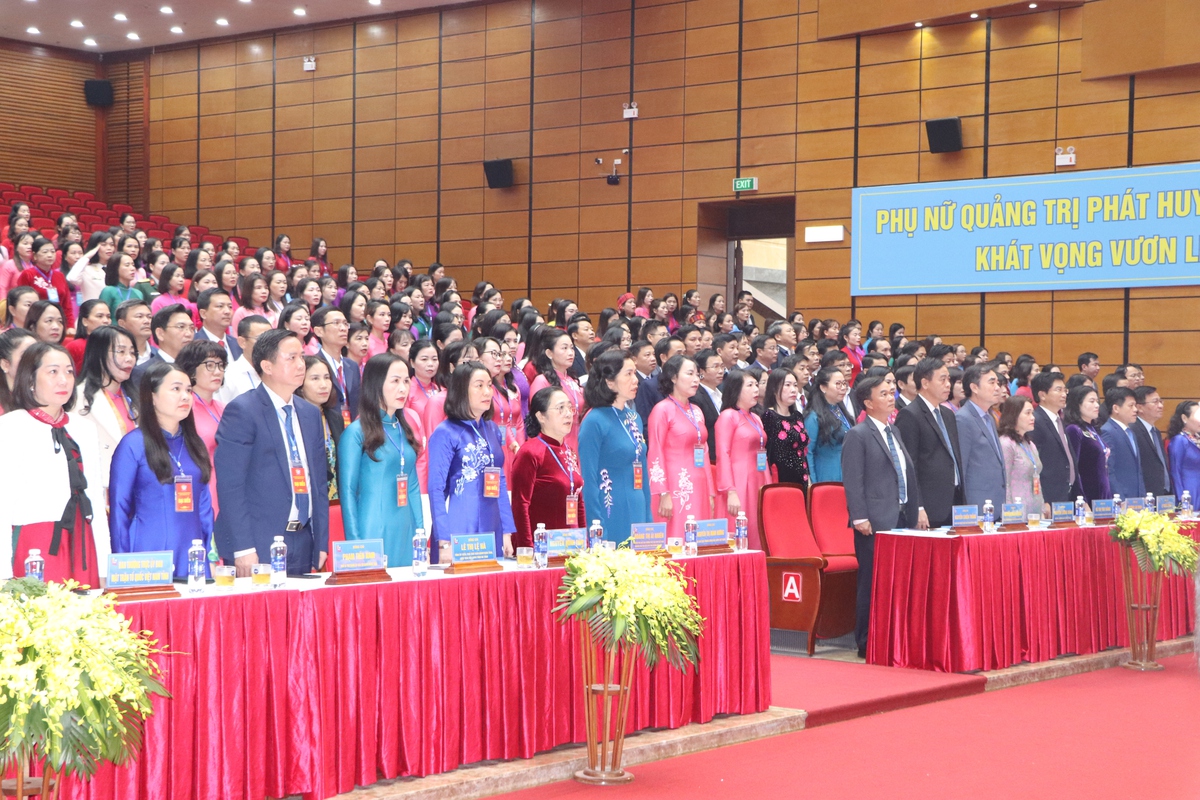 Những hình ảnh đẹp tại Đại hội đại biểu phụ nữ tỉnh Quảng Trị lần thứ I, nhiệm kỳ 2025-2030- Ảnh 6.