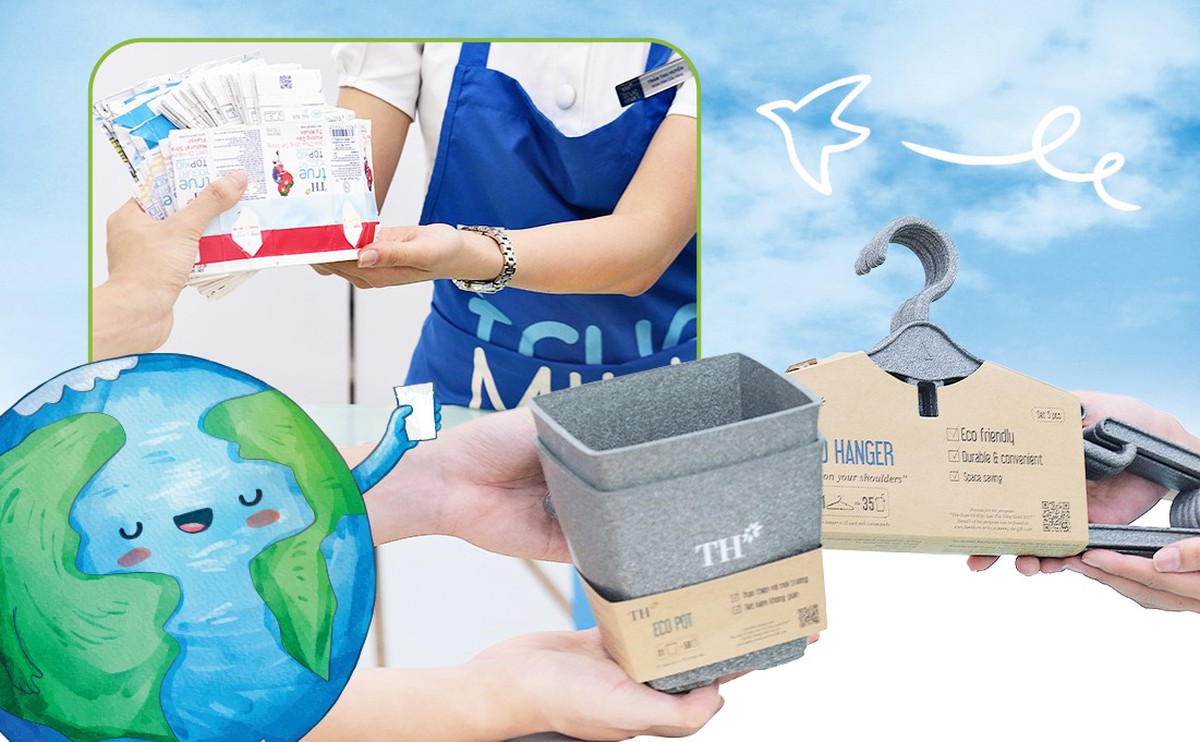 Hành trình "hô biến" vỏ hộp sữa thành mắc áo, chậu cây, tấm lợp tái chế- Ảnh 1.