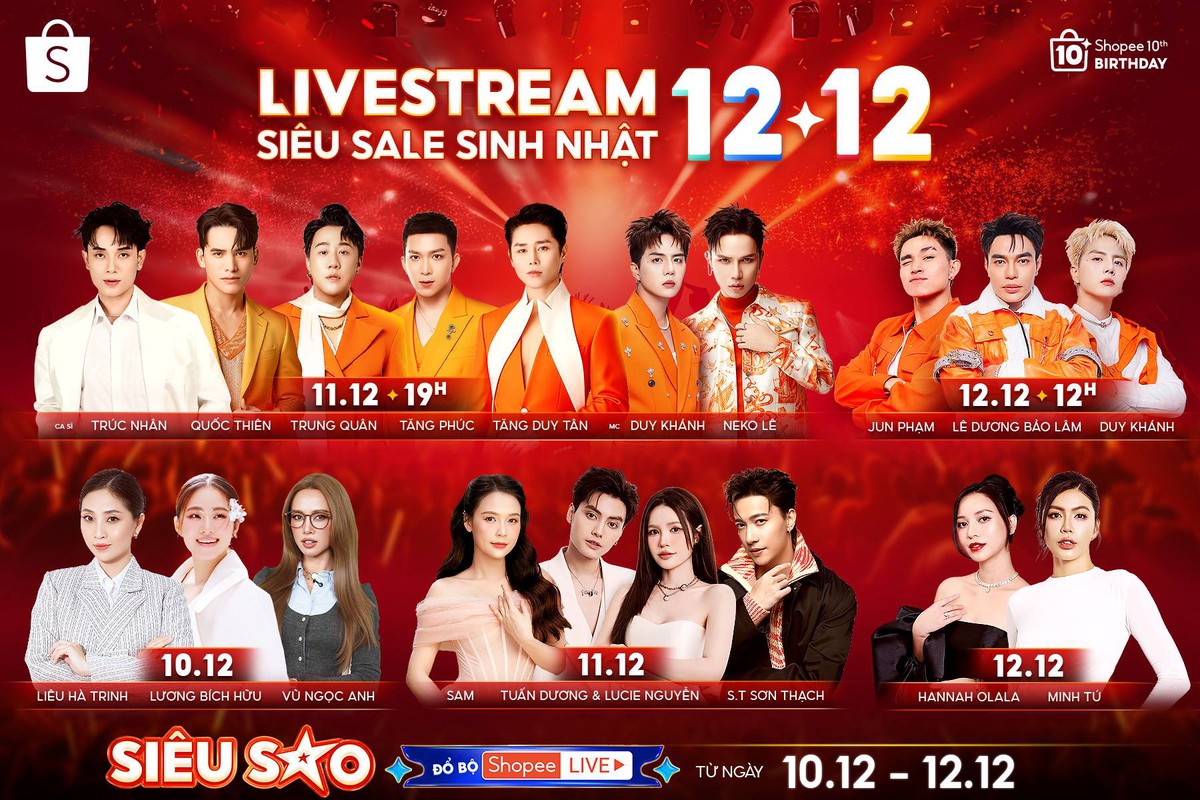 Shopee khởi động “12.12 Siêu Sale Sinh Nhật” với loạt chương trình mua sắm giải trí hoành tráng- Ảnh 3.