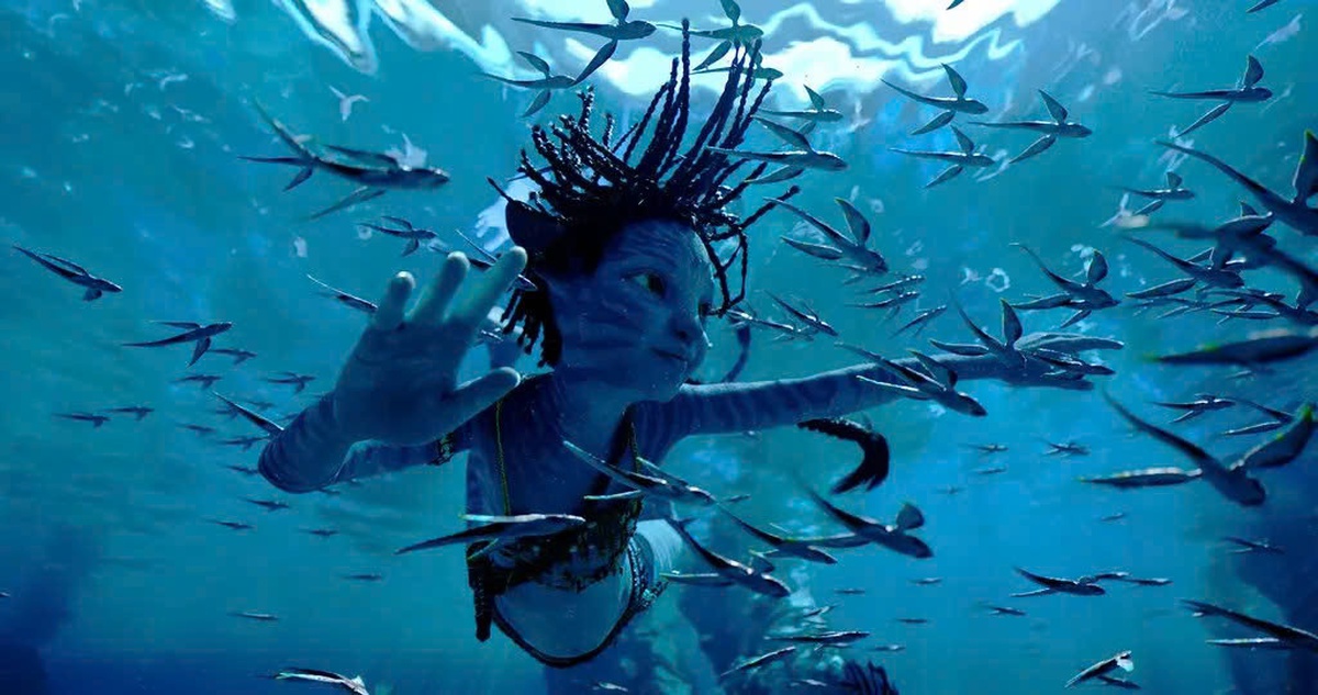 Tuk (Trinity Bliss) là một trong những thành viên mang dòng máu lai giữa người và người Na'vi của gia tộc Sully. Ảnh: Disney Tuk (Trinity Bliss) là một trong những thành viên mang dòng máu lai giữa người và người Na'vi của gia tộc Sully. Ảnh: Disney