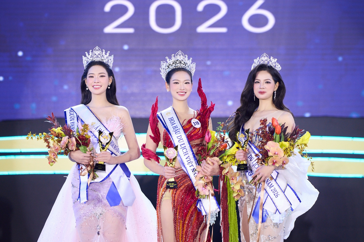 Top 3 Hoa hậu Du lịch Việt Nam 2026