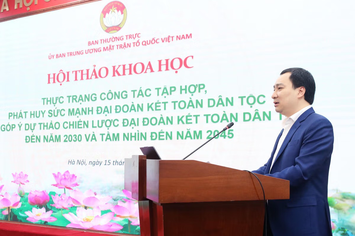 Góp ý hoàn thiện Chiến lược Đại đoàn kết toàn dân tộc trong giai đoạn phát triển mới- Ảnh 1. Góp ý hoàn thiện Chiến lược Đại đoàn kết toàn dân tộc trong giai đoạn phát triển mới- Ảnh 1.
