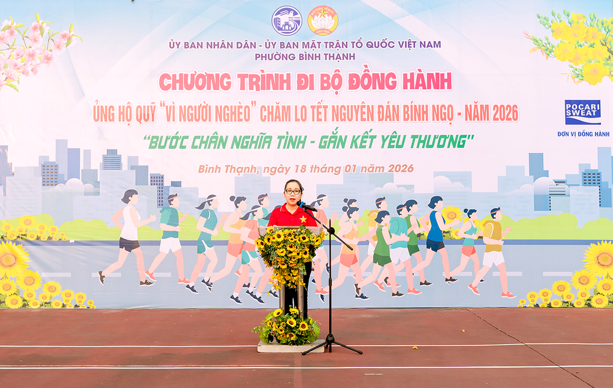 TPHCM: Gần 1,7 tỷ đồng từ chương trình đi bộ chăm lo Tết cho người yếu thế- Ảnh 1.