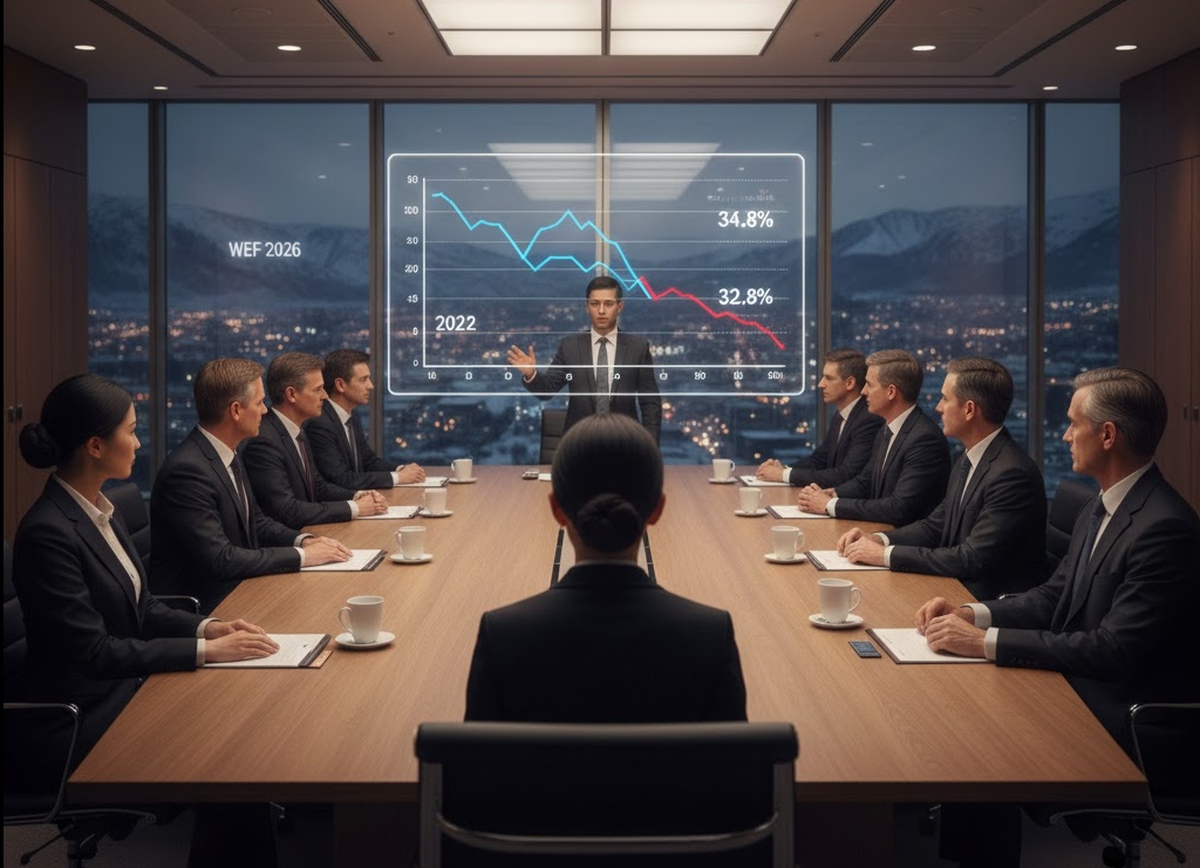 Davos 2026: Lời cảnh báo từ sự mất cân bằng giới trong lãnh đạo doanh nghiệp- Ảnh 1.