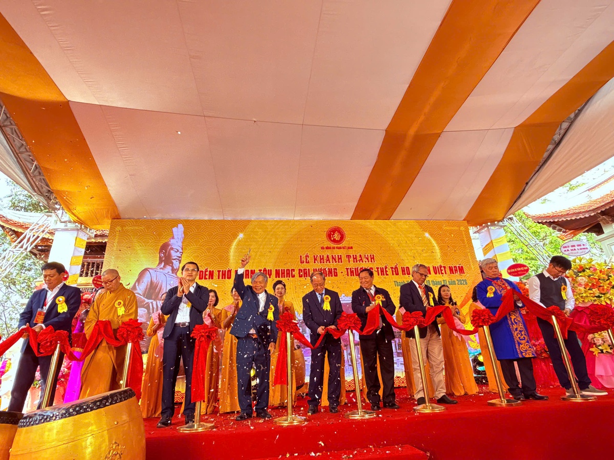 Khánh thành Đền thờ Ngài Phan Tây Nhạc Đại Vương - nơi hội tụ đạo lý và nghĩa tình- Ảnh 7.