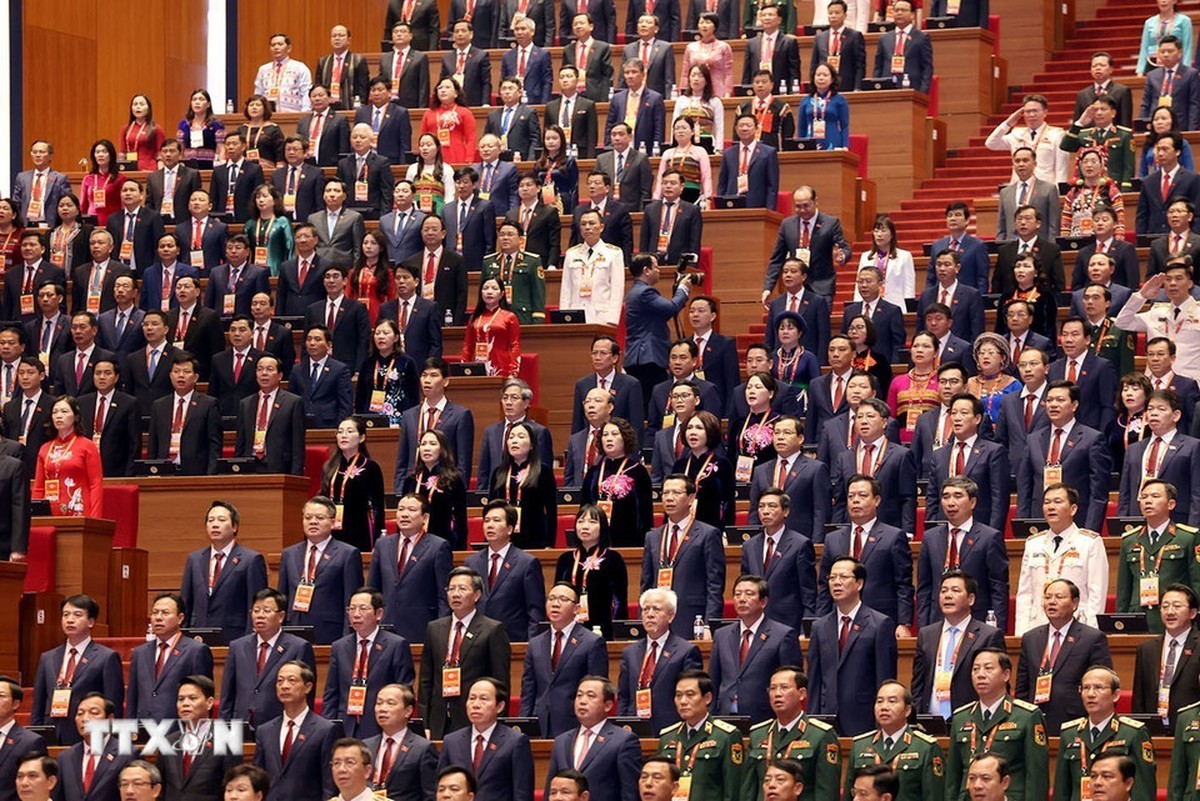 Hình ảnh toàn cảnh Lễ khai mạc Đại hội đại biểu toàn quốc lần thứ XIV của Đảng- Ảnh 13.