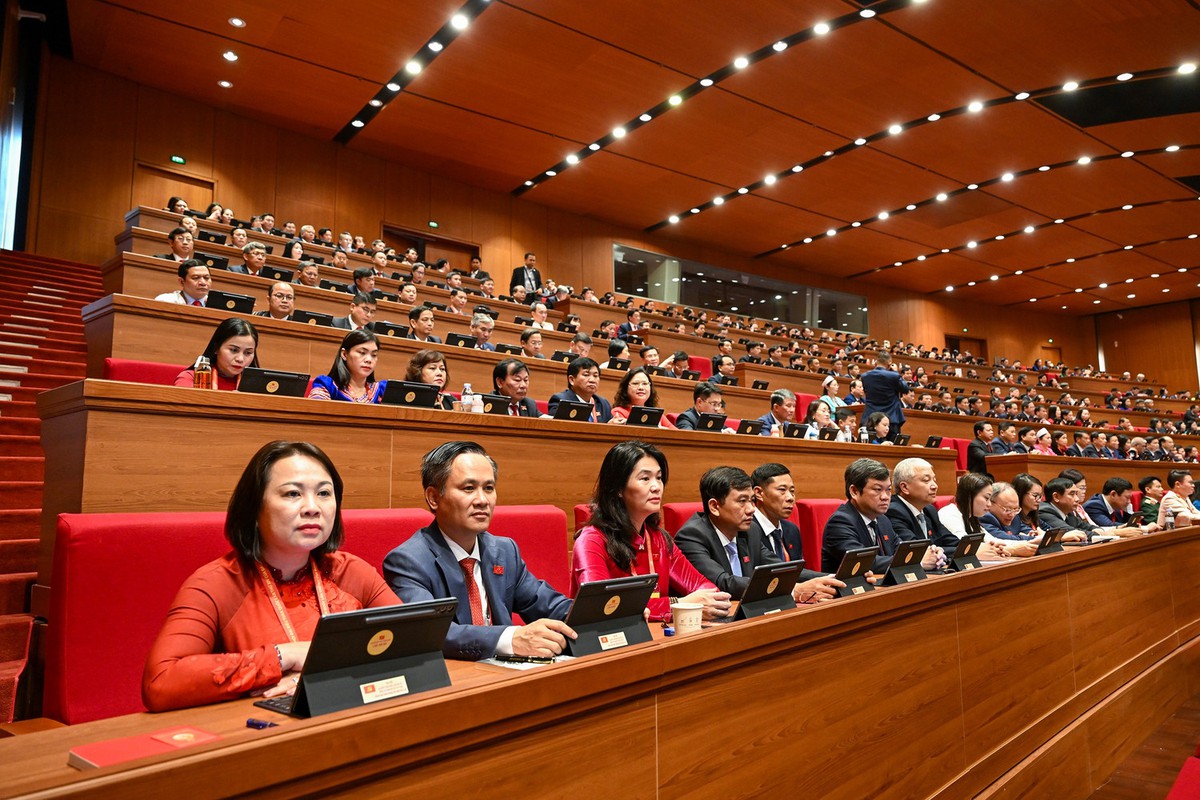 18,98% đại biểu dự phiên khai mạc Đại hội XIV của Đảng là nữ- Ảnh 1.