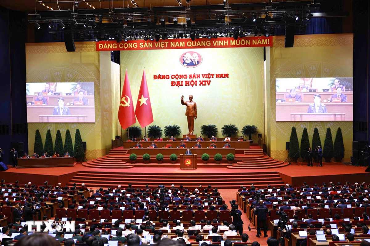 Hình ảnh toàn cảnh Lễ khai mạc Đại hội đại biểu toàn quốc lần thứ XIV của Đảng- Ảnh 8.