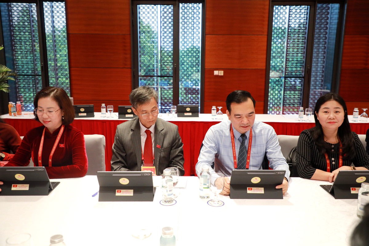 Đại biểu Mặt trận Tổ quốc, các đoàn thể Trung ương thảo luận Văn kiện Đại hội XIV- Ảnh 9.