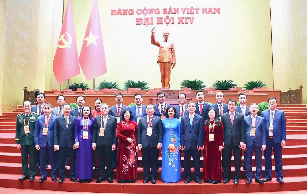 Hình ảnh các đại biểu tại ngày làm việc thứ 3 của Đại hội Đảng toàn quốc lần thứ XIV- Ảnh 1.