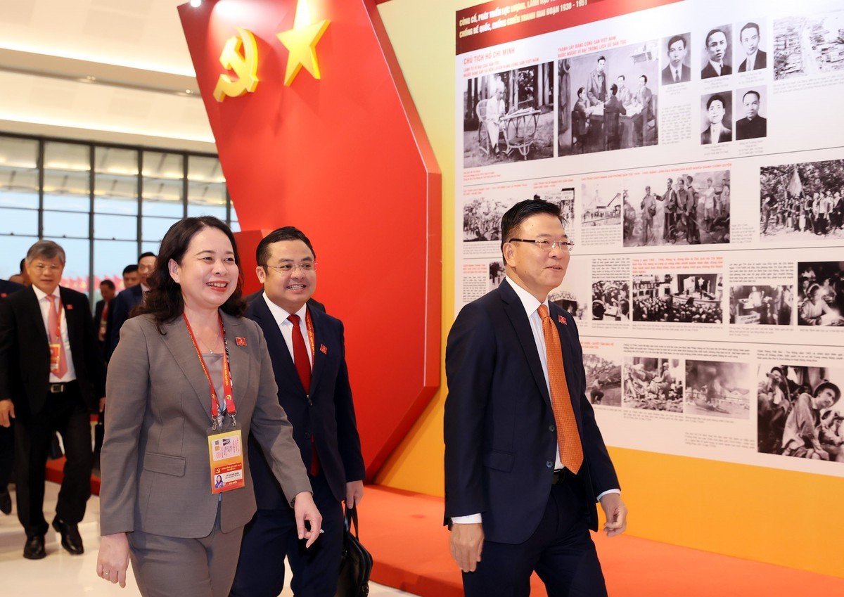 Ngày làm việc thứ 3 Đại hội XIV của Đảng: Thảo luận tại hội trường về các văn kiện Đại hội- Ảnh 3.