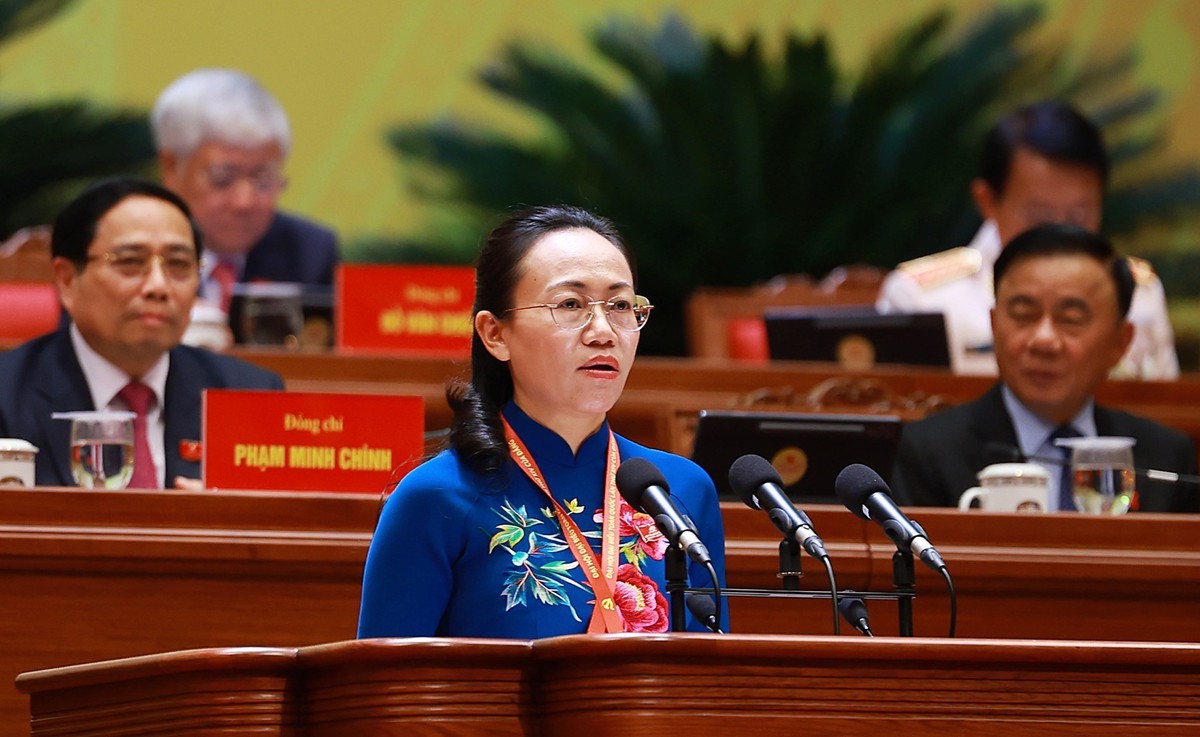 Hình ảnh các nữ đại biểu tại ngày làm việc thứ 3 của Đại hội Đảng XIV- Ảnh 14.