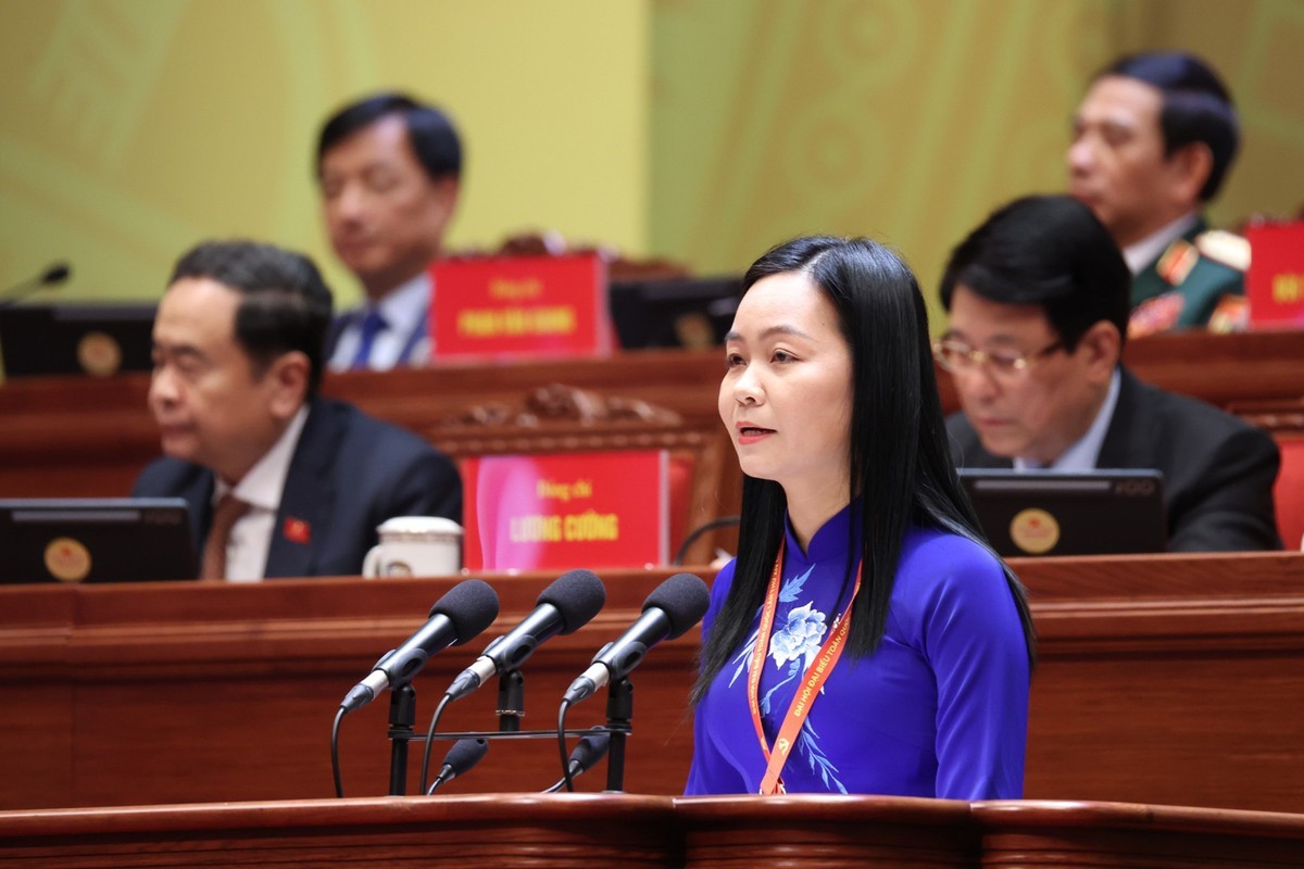 Hình ảnh các nữ đại biểu tại ngày làm việc thứ 3 của Đại hội Đảng XIV- Ảnh 12.