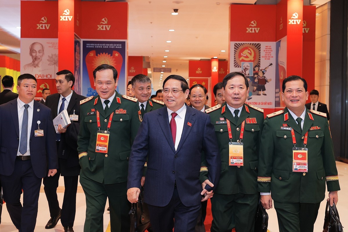 Hình ảnh ngày làm việc thứ tư của Đại hội Đảng XIV- Ảnh 1.