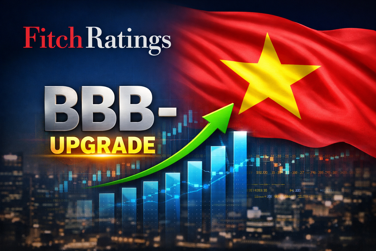 Fitch nâng hạng công cụ nợ Việt Nam lên BBB-: Bước tiến về chất lượng tín dụng trên thị trường quốc tế- Ảnh 1.