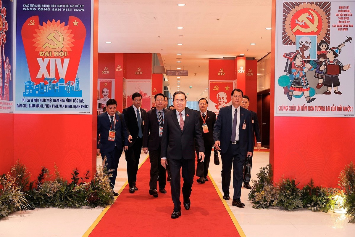 Hình ảnh ngày làm việc thứ tư của Đại hội Đảng XIV- Ảnh 2.