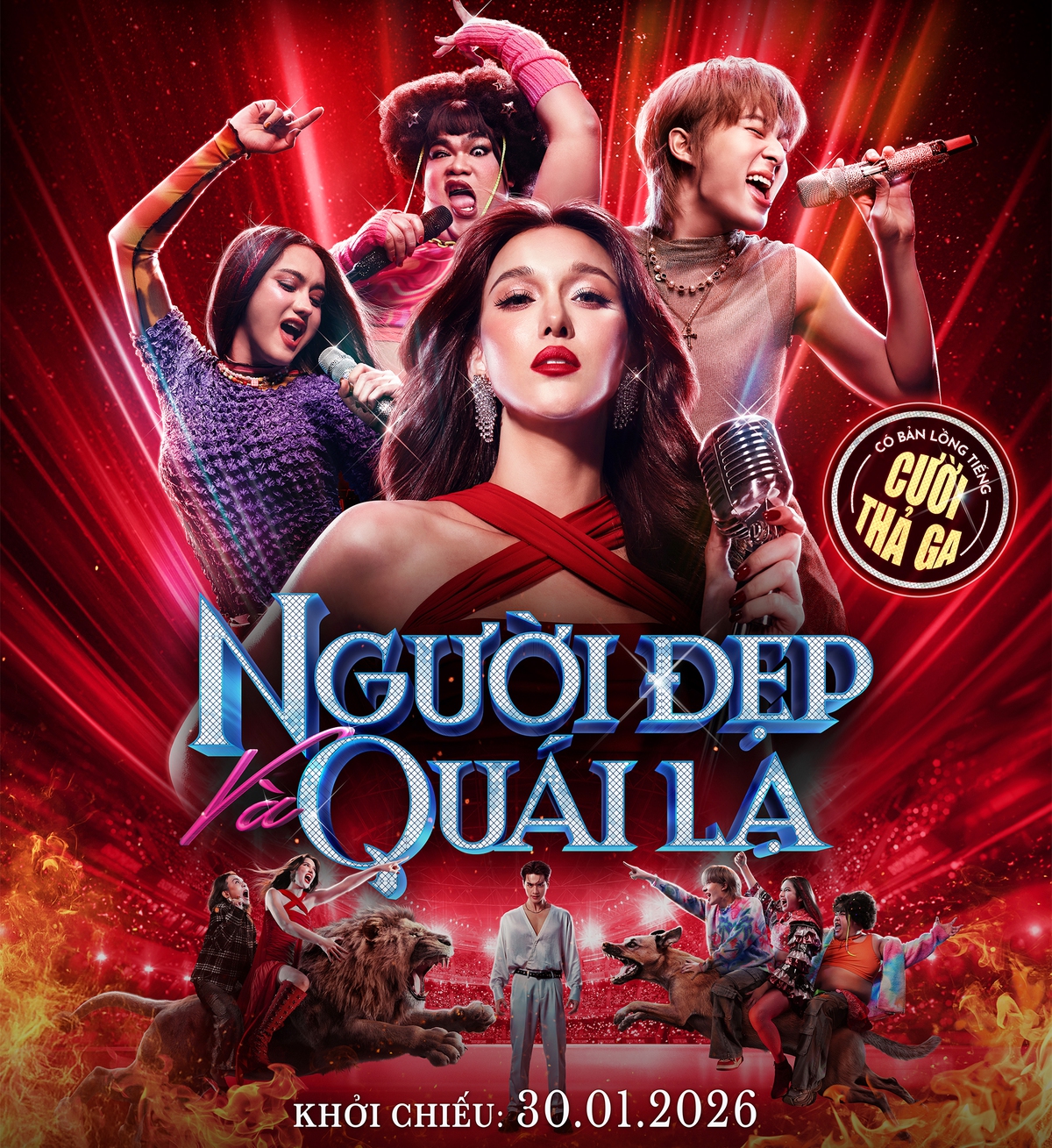 Ca sĩ Lamoon hát nhạc phim hài "Người đẹp và quái lạ"- Ảnh 1.