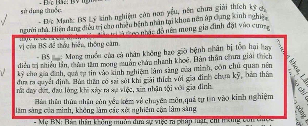 Tranh cãi quanh cái chết của bé gái 20 tháng tuổi tại Bệnh viện Sản - Nhi Lào Cai- Ảnh 3.