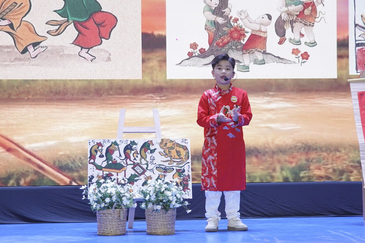 Chung kết "MC Nhí - Micro Vàng": Màn tranh tài sôi động "Chạm mic, chạm ước mơ" của 30 thí sinh- Ảnh 8.