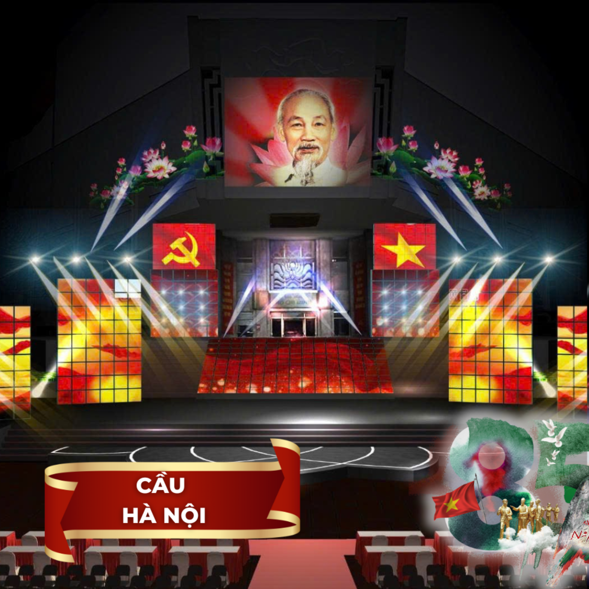 Cầu truyền hình kỷ niệm 85 năm Ngày Bác Hồ về nước- Ảnh 1. Cầu truyền hình kỷ niệm 85 năm Ngày Bác Hồ về nước- Ảnh 1.