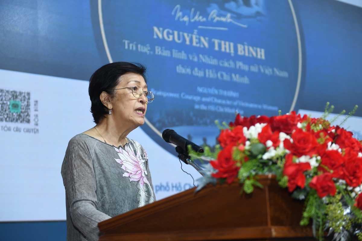 Bà Nguyễn Thị Bình: Chân thành, khiêm nhường, uyên bác, kiên định, cương trực, nghĩa tình- Ảnh 4.