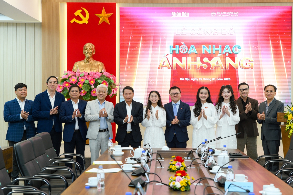 Lễ công bố chương trình "Hòa nhạc Ánh sáng - Chào năm mới 2026"