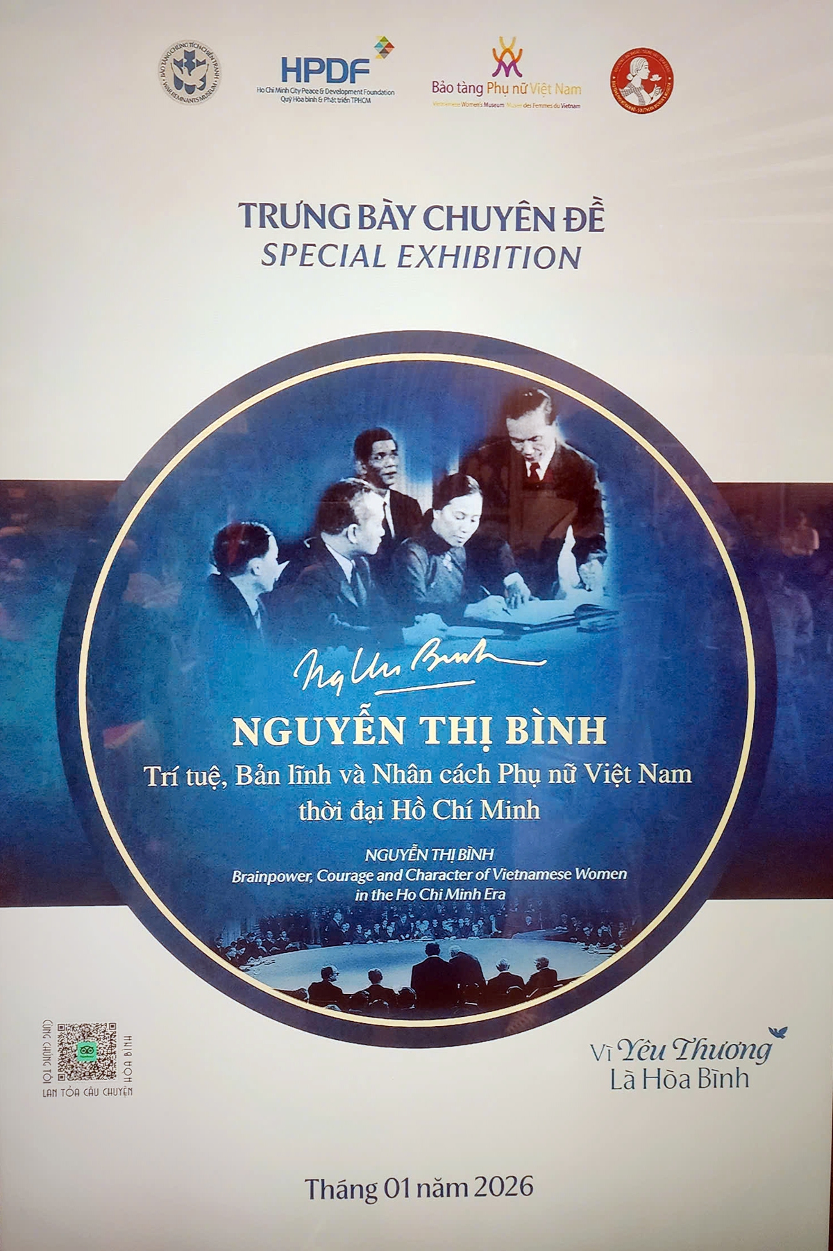 TPHCM: Trưng bày chuyên đề về bà Nguyễn Thị Bình- Ảnh 1.