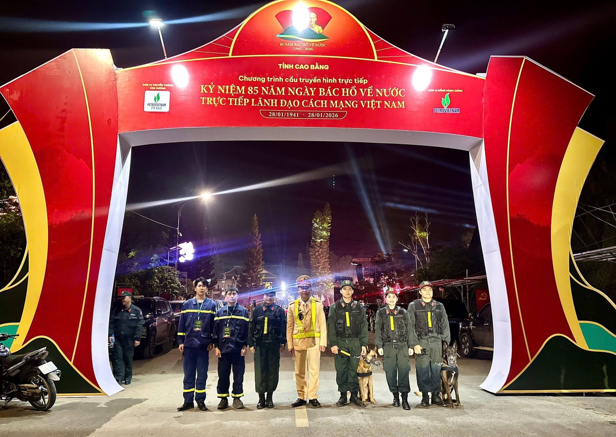 Cao Bằng: Đảm bảo công tác an ninh trật tự tại lễ kỷ niệm 85 năm Ngày Bác Hồ về nước- Ảnh 1.
