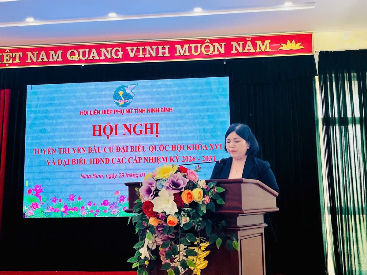 Ninh Bình: Lan tỏa tinh thần Đại hội Đảng XIV tới cán bộ, hội viên phụ nữ- Ảnh 2.