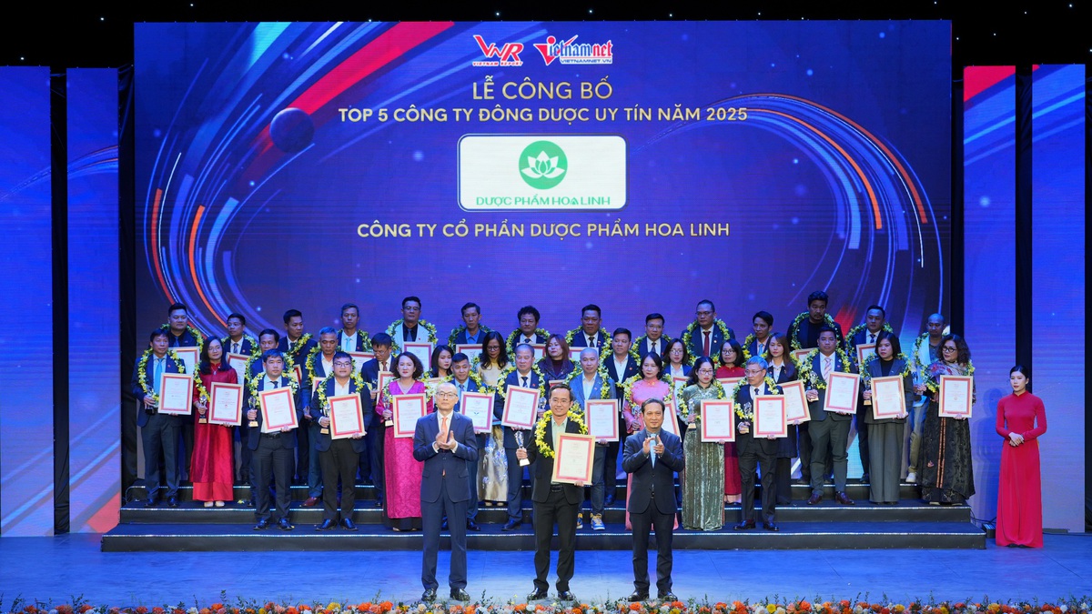 Dược phẩm Hoa Linh tiếp tục được vinh danh Top 5 Công ty Đông dược uy tín- Ảnh 1. Dược phẩm Hoa Linh tiếp tục được vinh danh Top 5 Công ty Đông dược uy tín- Ảnh 1.