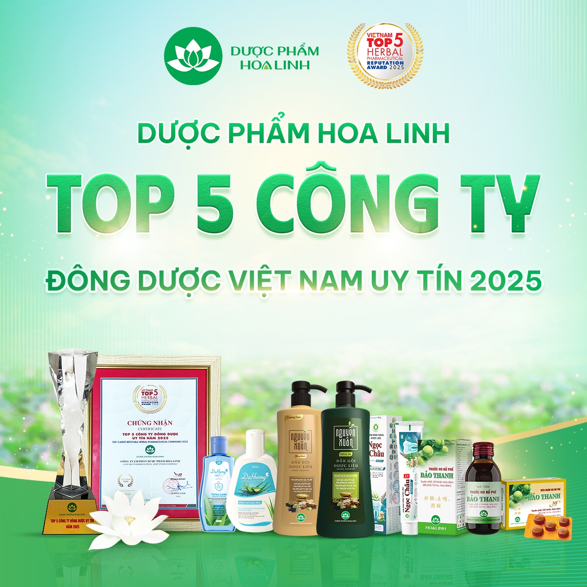 Dược phẩm Hoa Linh tiếp tục được vinh danh Top 5 Công ty Đông dược uy tín- Ảnh 2. Dược phẩm Hoa Linh tiếp tục được vinh danh Top 5 Công ty Đông dược uy tín- Ảnh 2.