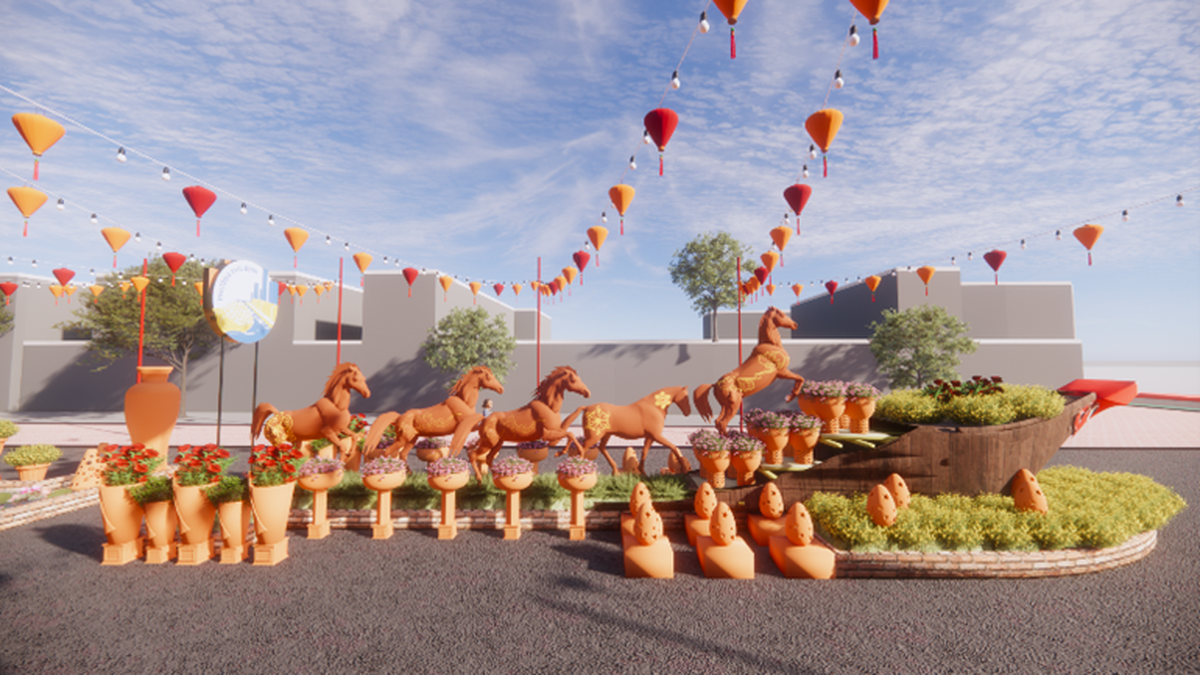 TPHCM: Chợ hoa Xuân “Trên bến dưới thuyền” diễn ra từ 15 đến 28 tháng Chạp- Ảnh 1.