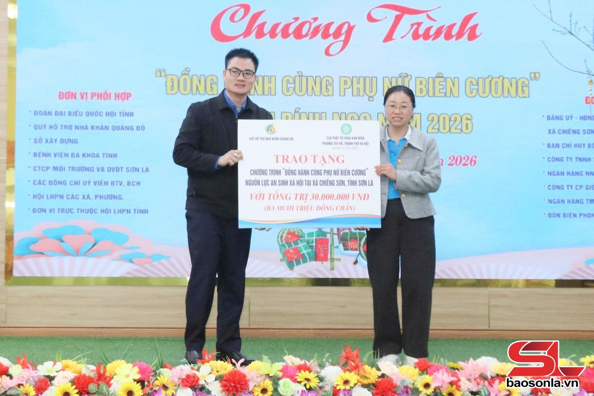 Hội LHPN tỉnh Sơn La mang Tết ấm về với phụ nữ biên cương Chiềng Sơn- Ảnh 6.