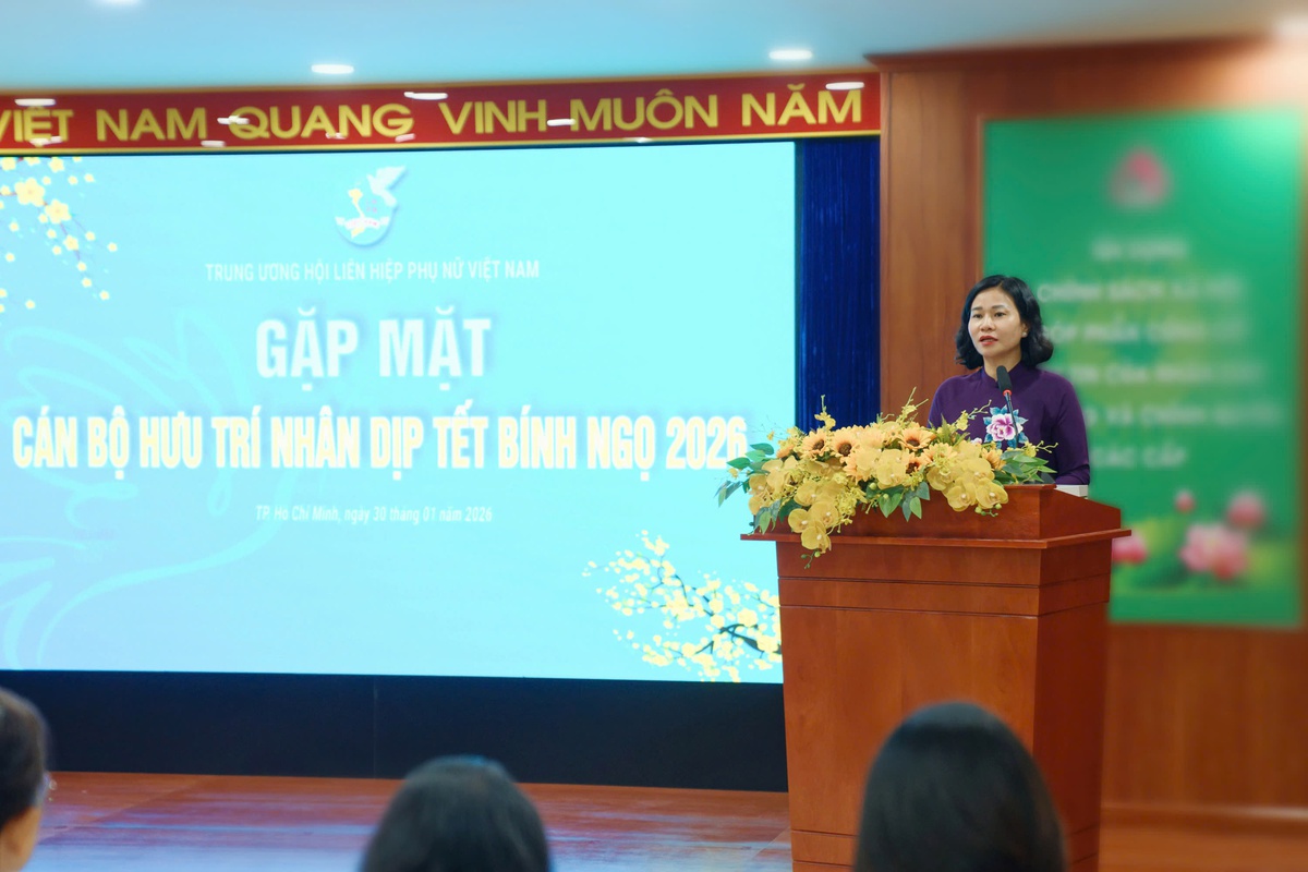 Trung ương Hội LHPN Việt Nam gặp mặt cán bộ hưu trí phía Nam nhân dịp Tết Bính Ngọ 2026- Ảnh 3.