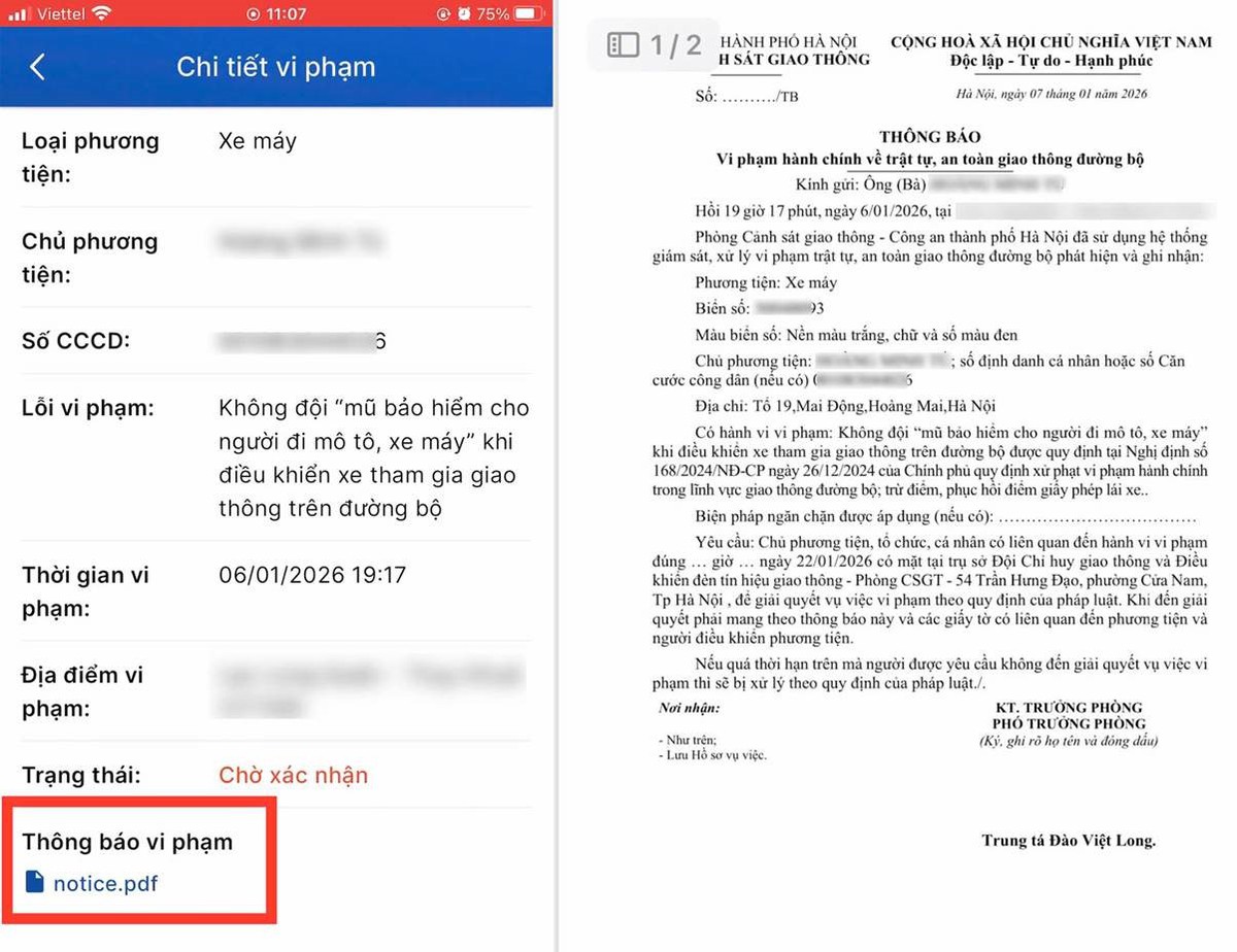 Hướng dẫn người dân Hà Nội tự tra cứu và nộp phạt vi phạm giao thông trên iHanoi- Ảnh 1.