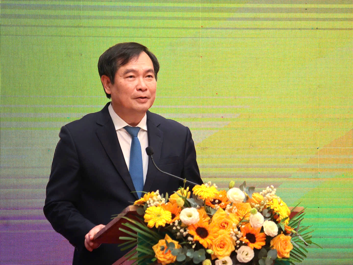 Phó trưởng Ban Tuyên giáo và Dân vận Trung ương Phan Xuân Thủy phát biểu. Ảnh: Hồ Lam