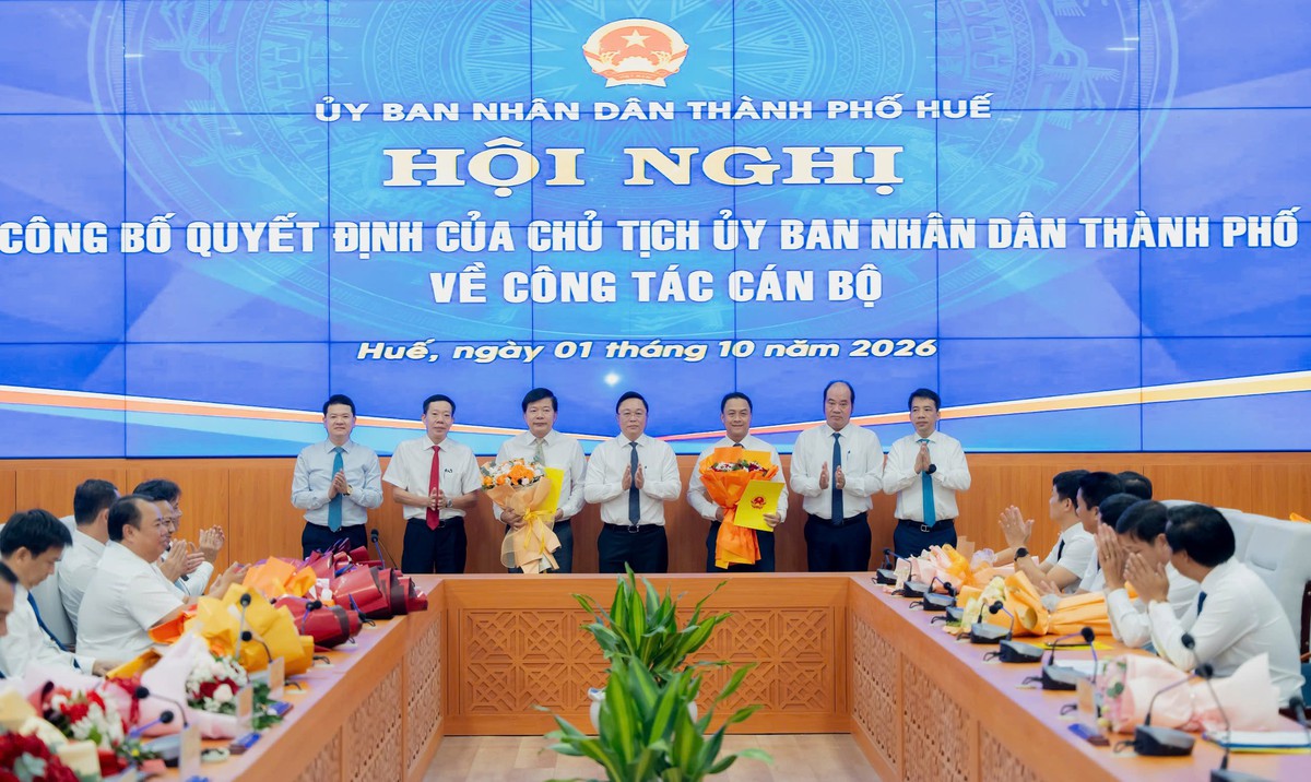 TP Huế: Điều động bổ nhiệm nhiều cán bộ chủ chốt về công tác tại Sở, ban quản lý dự án - Ảnh 1.