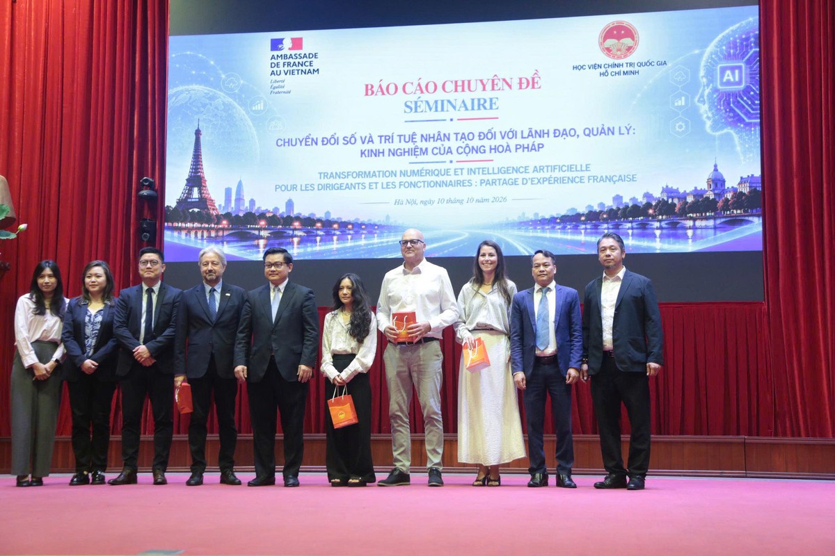 Chuyên gia Pháp chia sẻ về Chuyển đối số và trí tuệ nhân tạo đối với lãnh đạo, quản lý - Ảnh 2.