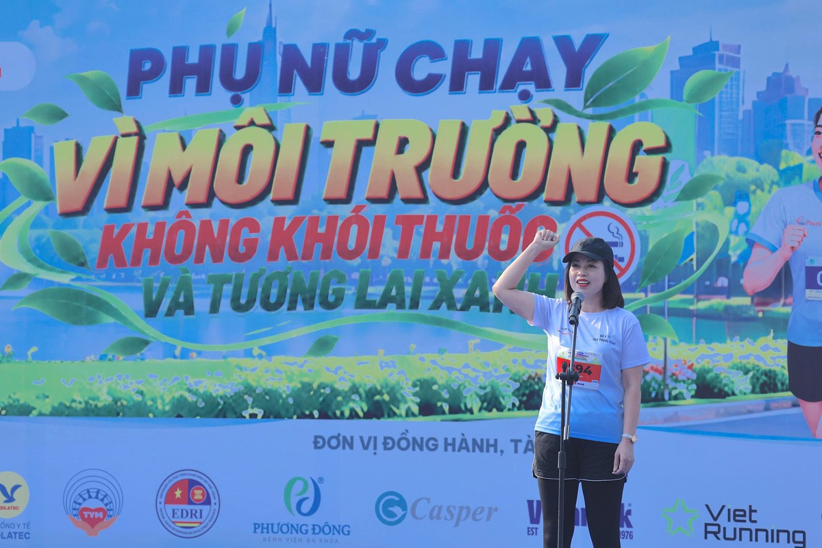 Tưng bừng khai mạc Giải "Phụ nữ chạy vì môi trường không khói thuốc và tương lai xanh" 2026- Ảnh 8.