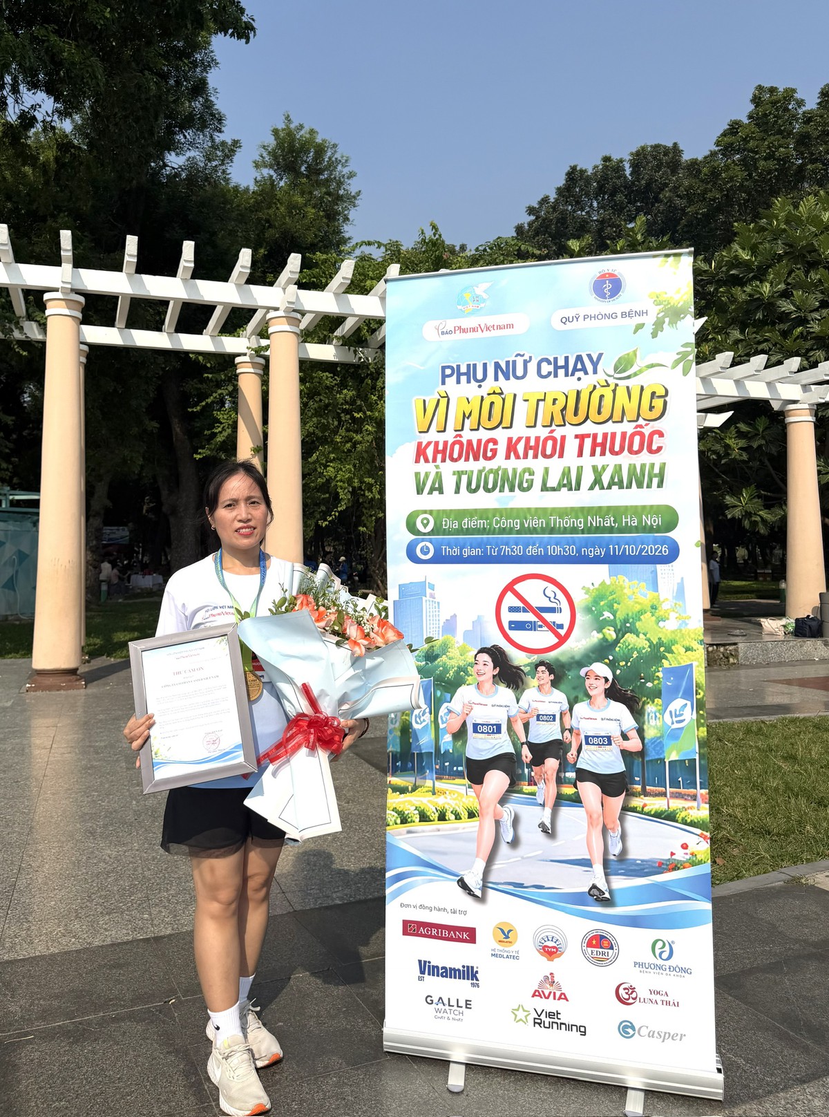 Học viện Phụ nữ Việt Nam: Tiếp nối bước chạy bằng quyết tâm xây dựng môi trường không khói thuốc - Ảnh 2.