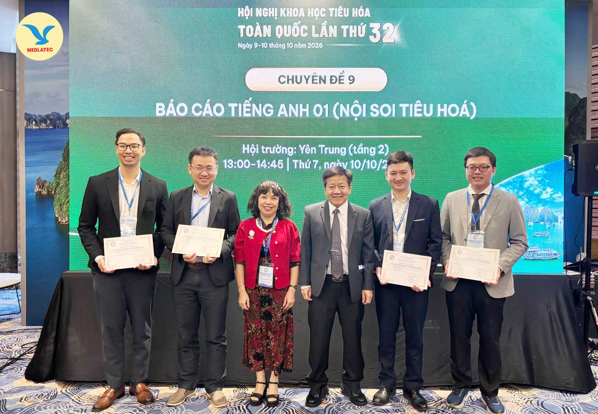 Bác sĩ MEDLATEC đạt giải Nhì tại Hội nghị Khoa học Tiêu hóa toàn quốc lần thứ 32- Ảnh 4.