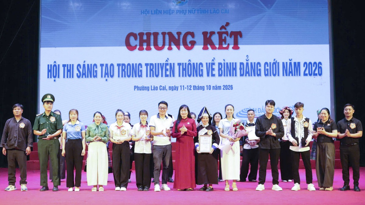 Lào Cai: Sôi nổi Chung kết Hội thi sáng tạo trong truyền thông về bình đẳng giới 2026 - Ảnh 3.