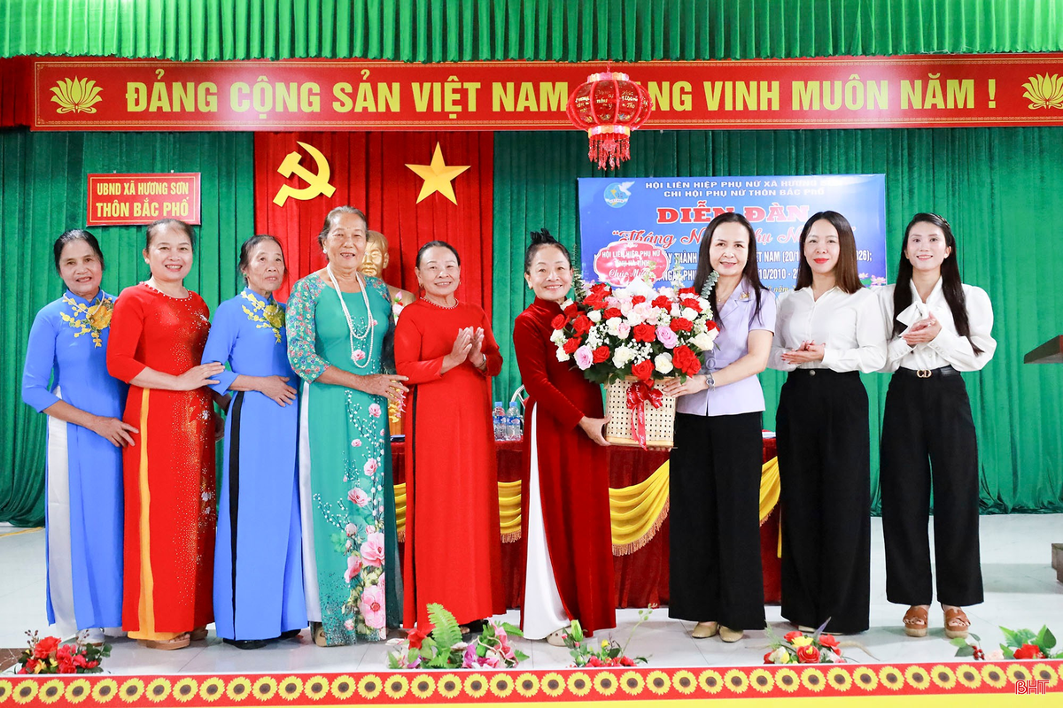 Phụ nữ Hà Tĩnh rộn ràng tháng Mười, lan tỏa những việc làm thiết thực - Ảnh 8.