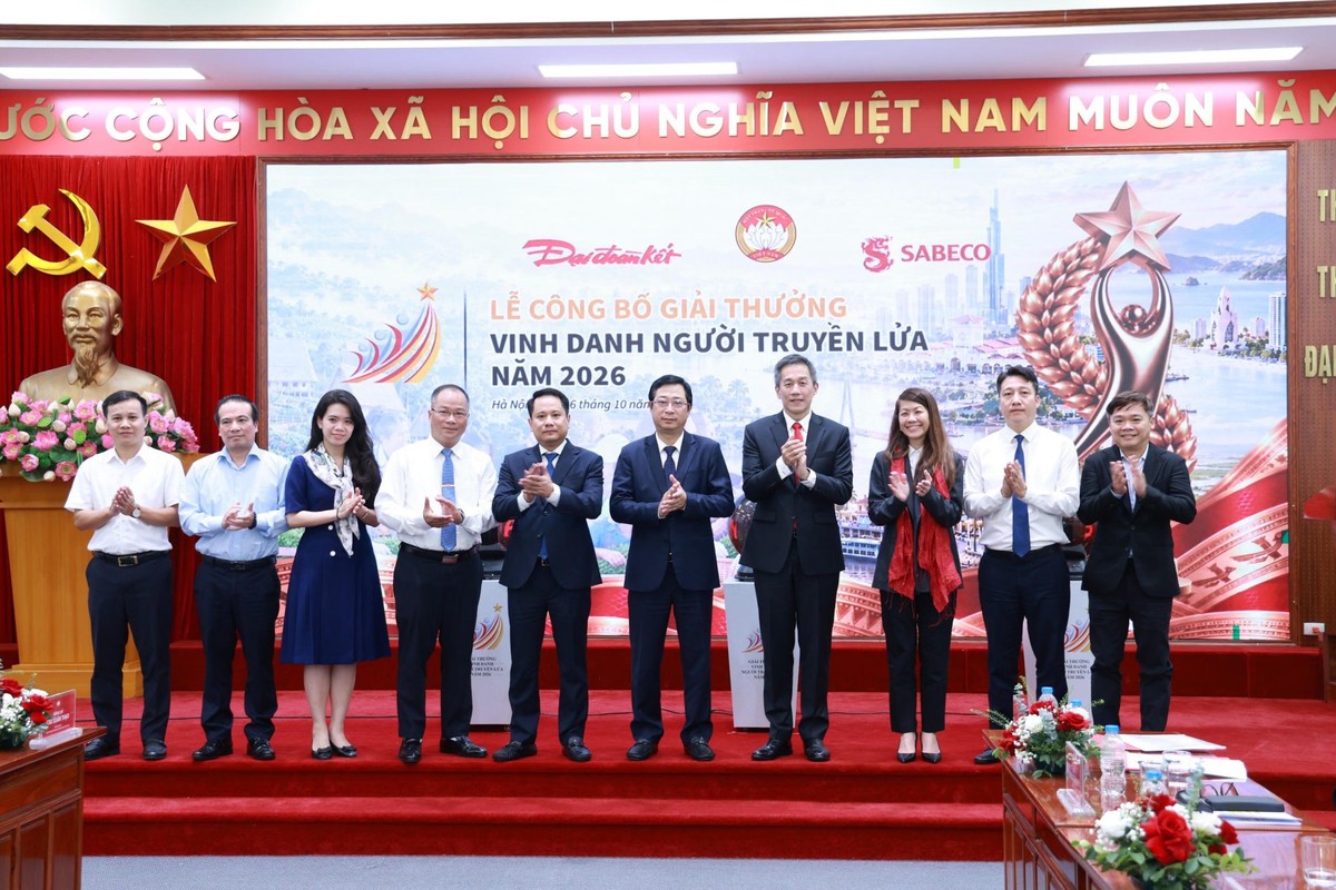 Báo Đại đoàn kết phối hợp với SABECO công bố Chương trình "Vinh danh Người truyền lửa" năm 2026 - Ảnh 6.