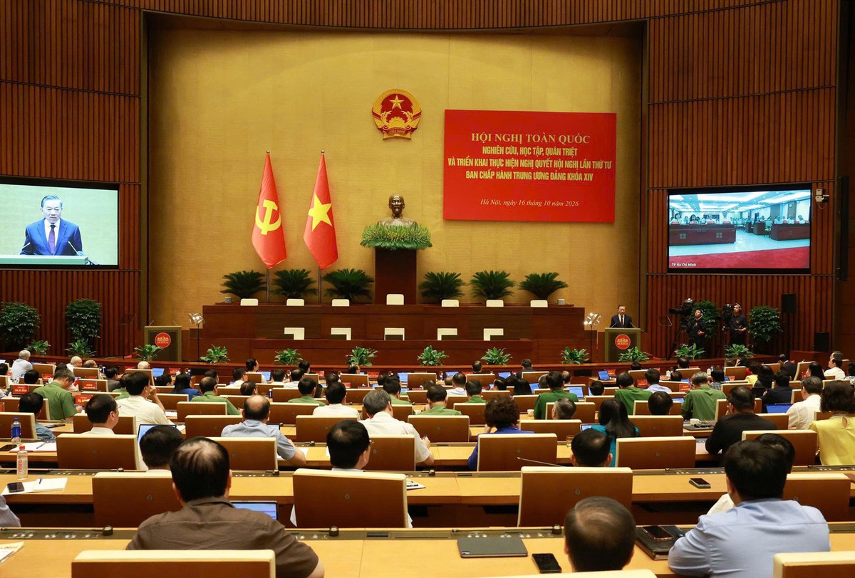 Phát biểu chỉ đạo của Tổng Bí thư, Chủ tịch nước Tô Lâm tại Hội nghị toàn quốc quán triệt, triển khai thực hiện Nghị quyết Trung ương 4 - Ảnh 1.