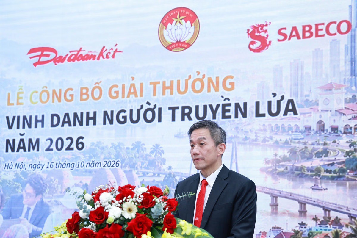 Báo Đại đoàn kết phối hợp với SABECO công bố Chương trình "Vinh danh Người truyền lửa" năm 2026 - Ảnh 4.