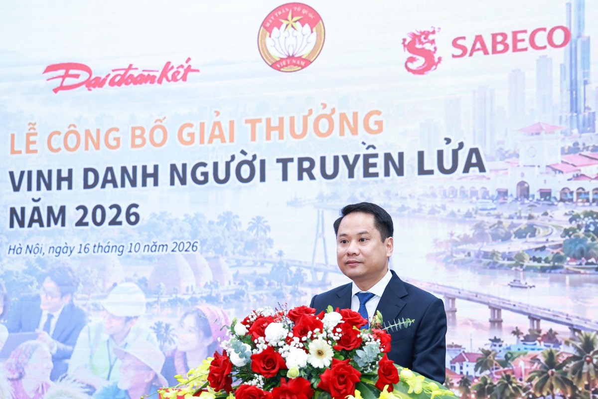 Báo Đại đoàn kết phối hợp với SABECO công bố Chương trình "Vinh danh Người truyền lửa" năm 2026 - Ảnh 3.