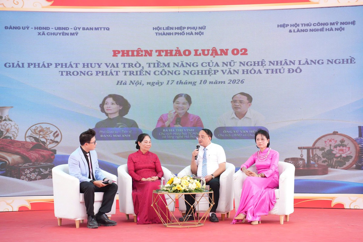 Nữ nghệ nhân Hà Nội tìm cách đưa nghề truyền thống đến gần thị trường số- Ảnh 1.