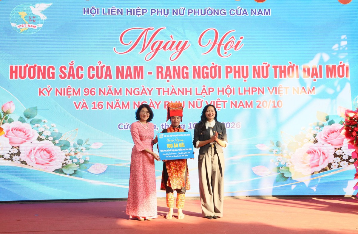 Hội LHPN phường Cửa Nam: Lan tỏa yêu thương, tôn vinh vẻ đẹp phụ nữ thời đại mới - Ảnh 1.