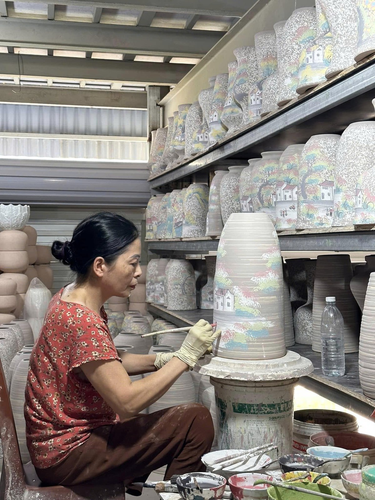 Làng gốm cổ Kim Lan - Dấu ấn nghìn năm bên sông Hồng - Ảnh 3.